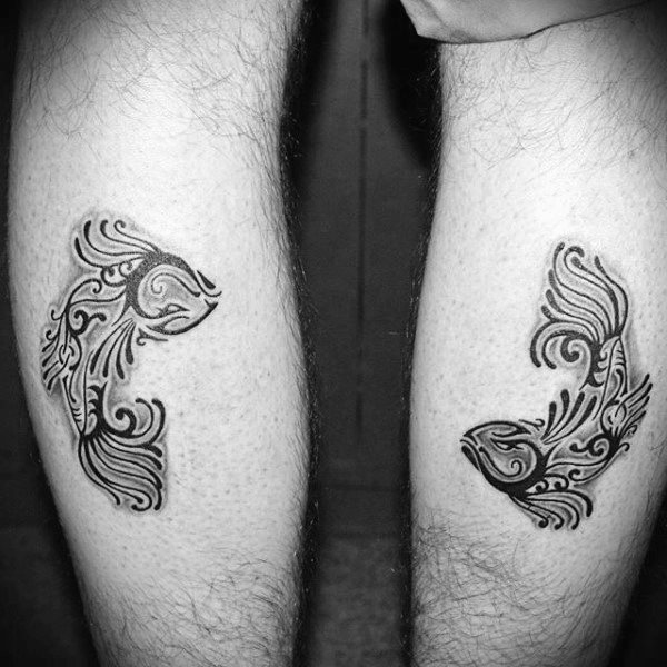 tatuagem signo peixes 47