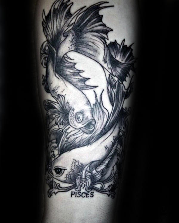 tatuagem signo peixes 53