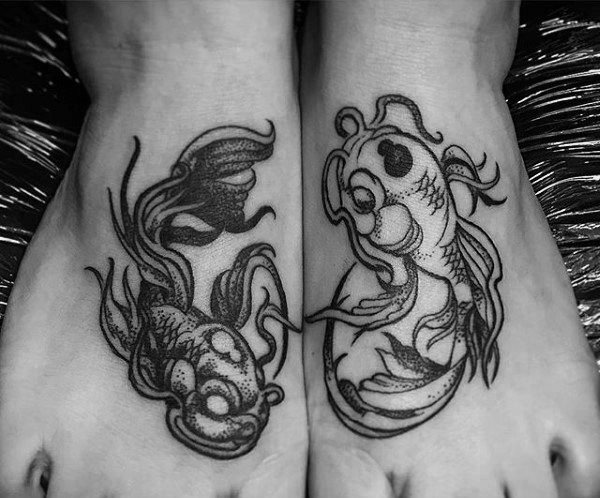 tatuagem signo peixes 55