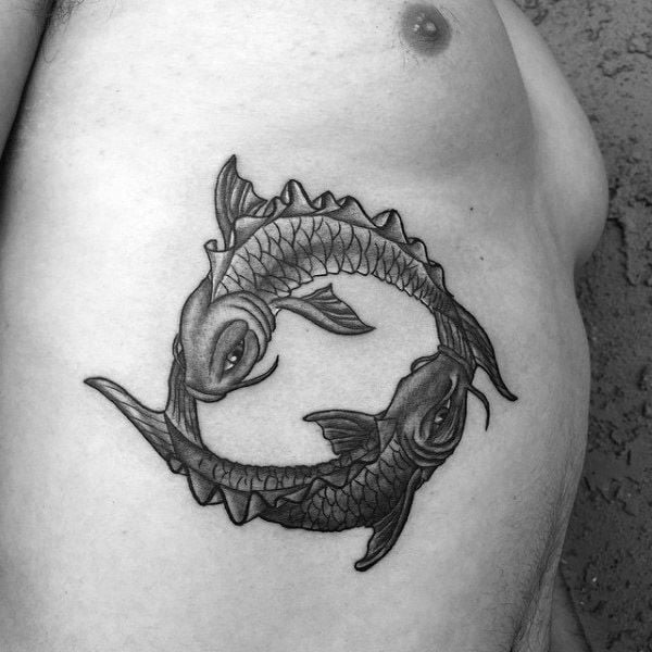 tatuagem signo peixes 57