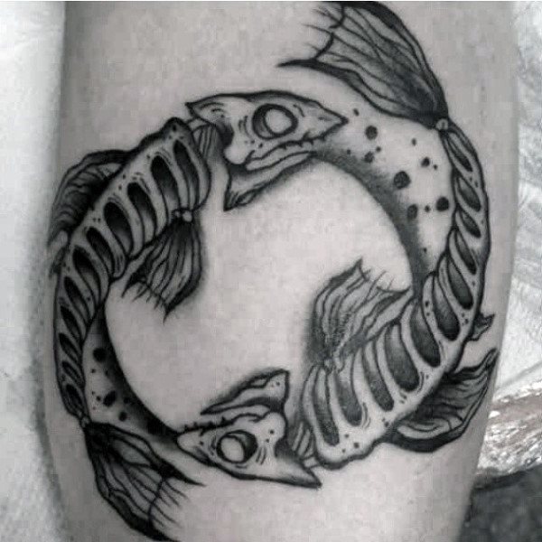 tatuagem signo peixes 69