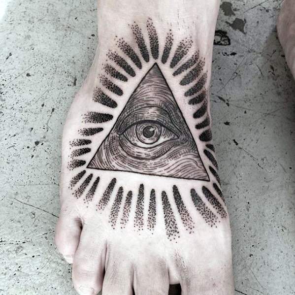 tatuagem simbolo dolar olho providencia 95