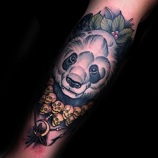 tatuagem urso panda 107