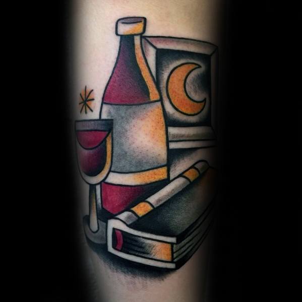 tatuagem vinho 41