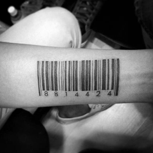 tatuagem codigo de barras 43