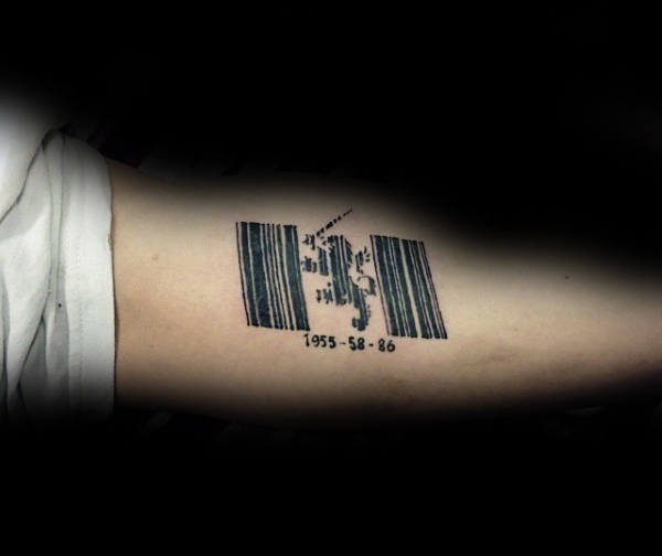 tatuagem codigo de barras 47