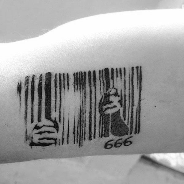 tatuagem codigo de barras 51