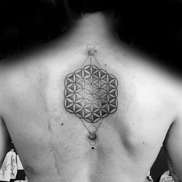 100 tatuagens da flor da vida (com o significado)