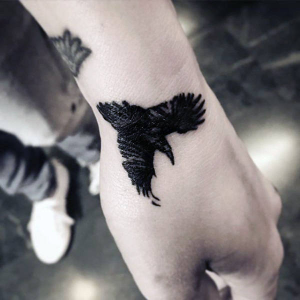 tatuagem corvo 418