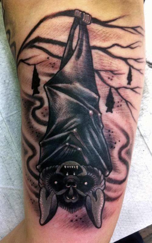 tatuagem morcego 114