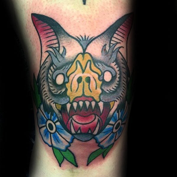 tatuagem morcego 306