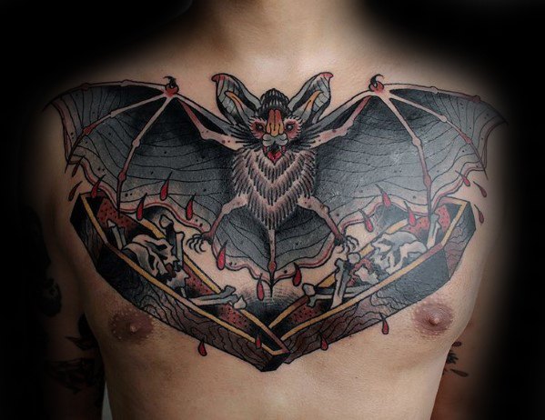 82 Tatuagens de morcegos: doença, destruição e decomposição