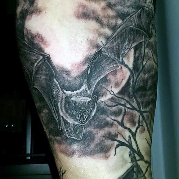tatuagem morcego 42