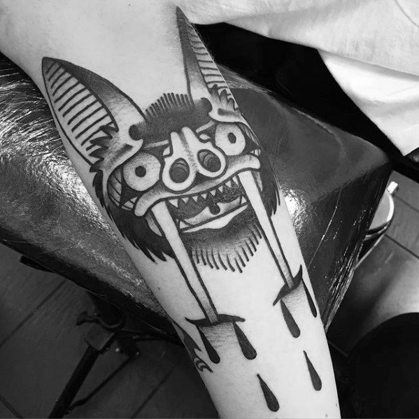tatuagem morcego 70