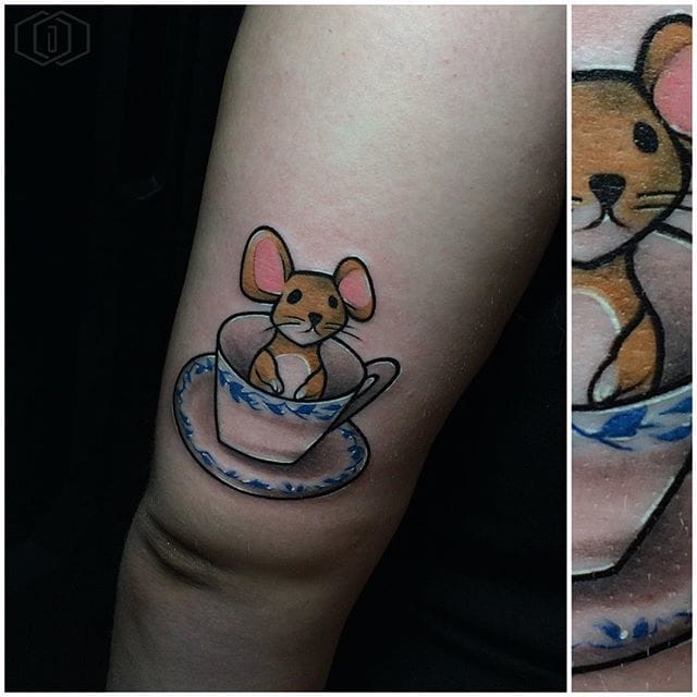 45 tatuagens de ratos (e o seu significado)