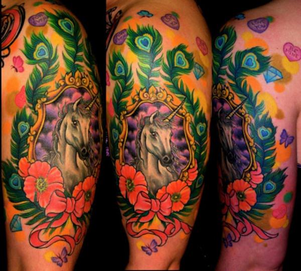tatuagem unicornio 122