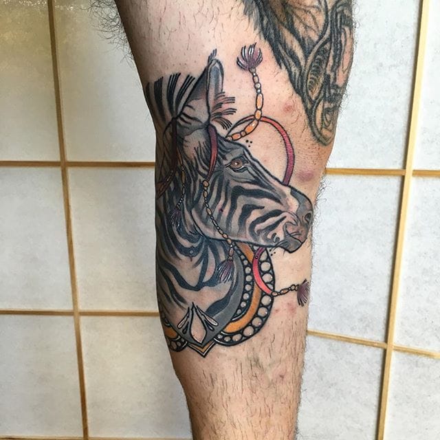 tatuagem zebra 150