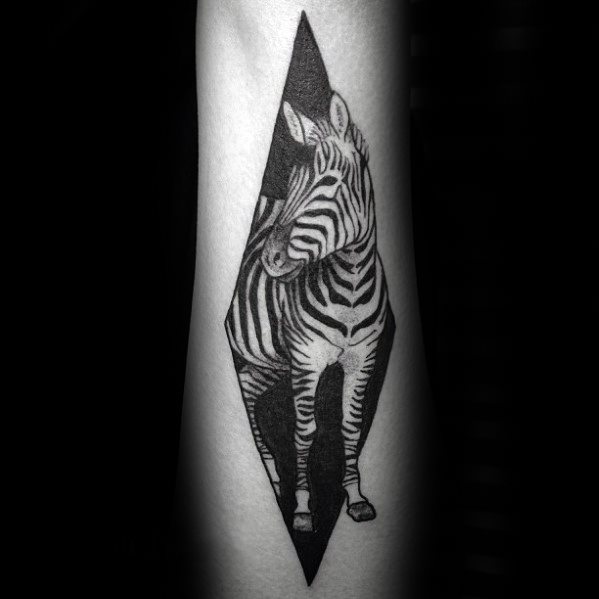 50 tatuagens de zebra (Com o seu significado)