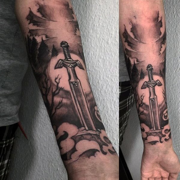 tatuagem espada 182
