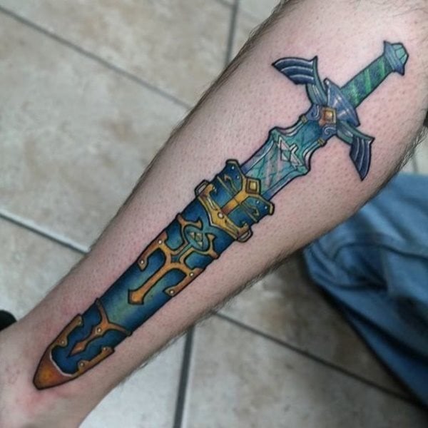 tatuagem espada 41