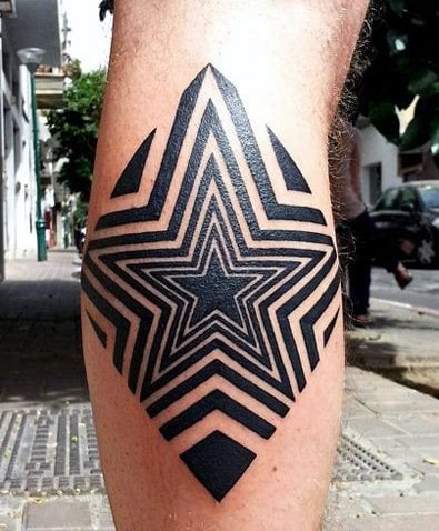 tatuagem estrela 221