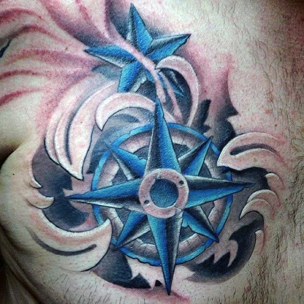 tatuagem estrela 308