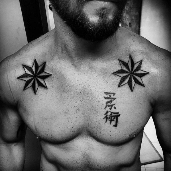 tatuagem estrela 44