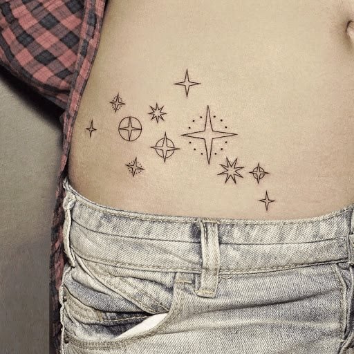 tatuagem estrela 509