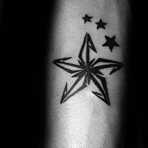 tatuagem estrela 77