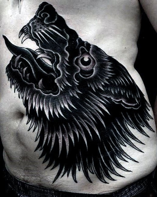 tatuagem lobo 314
