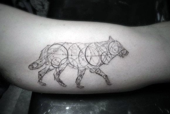 tatuagem lobo 383