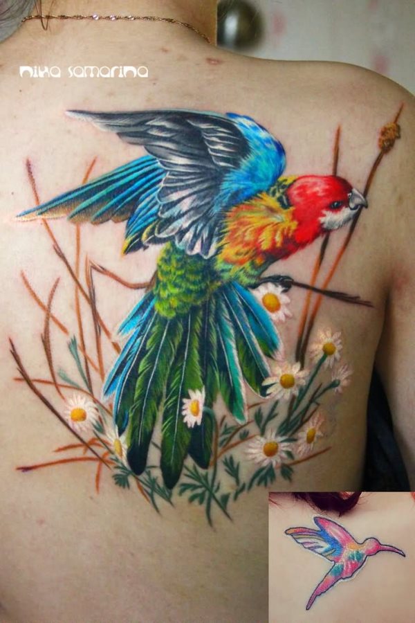 tatuagem papagaio 119