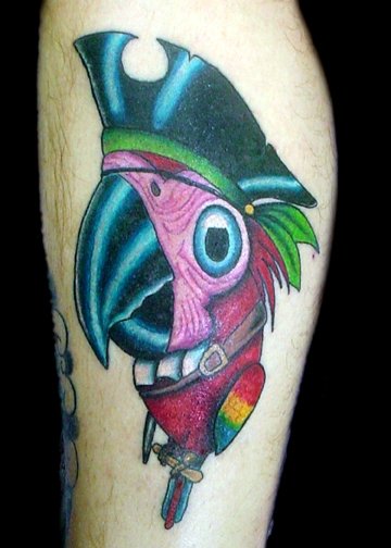 tatuagem papagaio 143