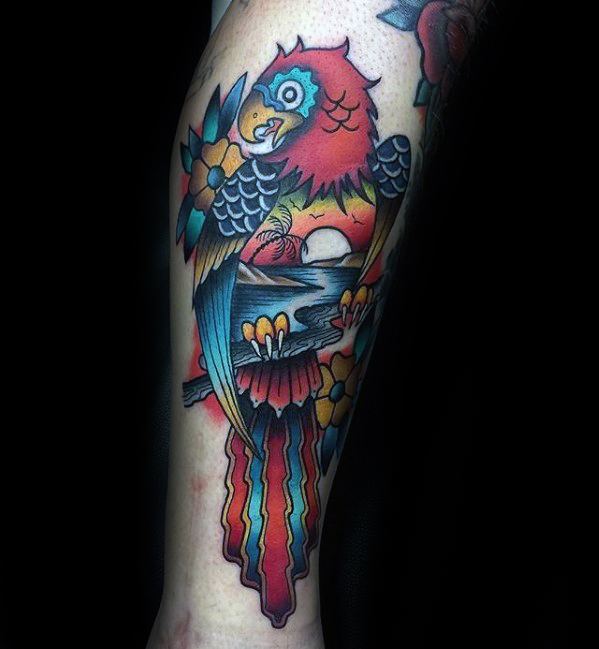 tatuagem papagaio 26