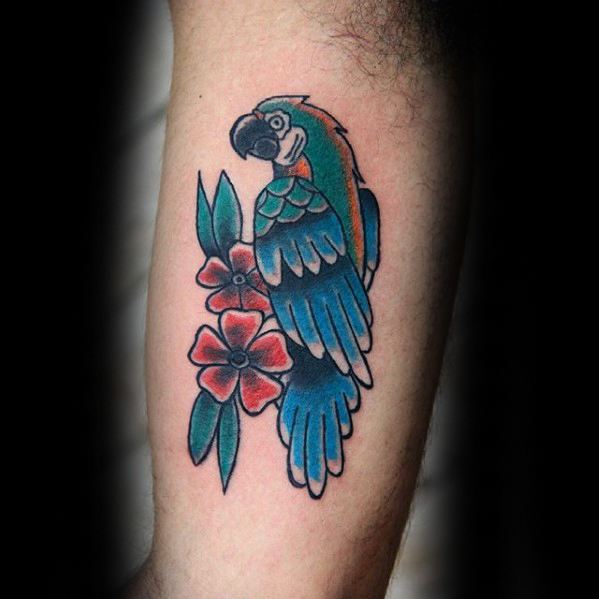 tatuagem papagaio 263