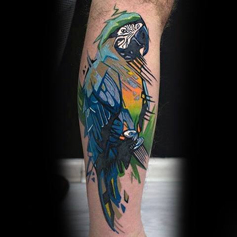 tatuagem papagaio 29