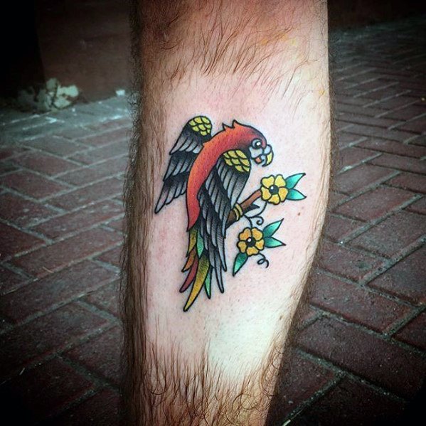 tatuagem papagaio 395