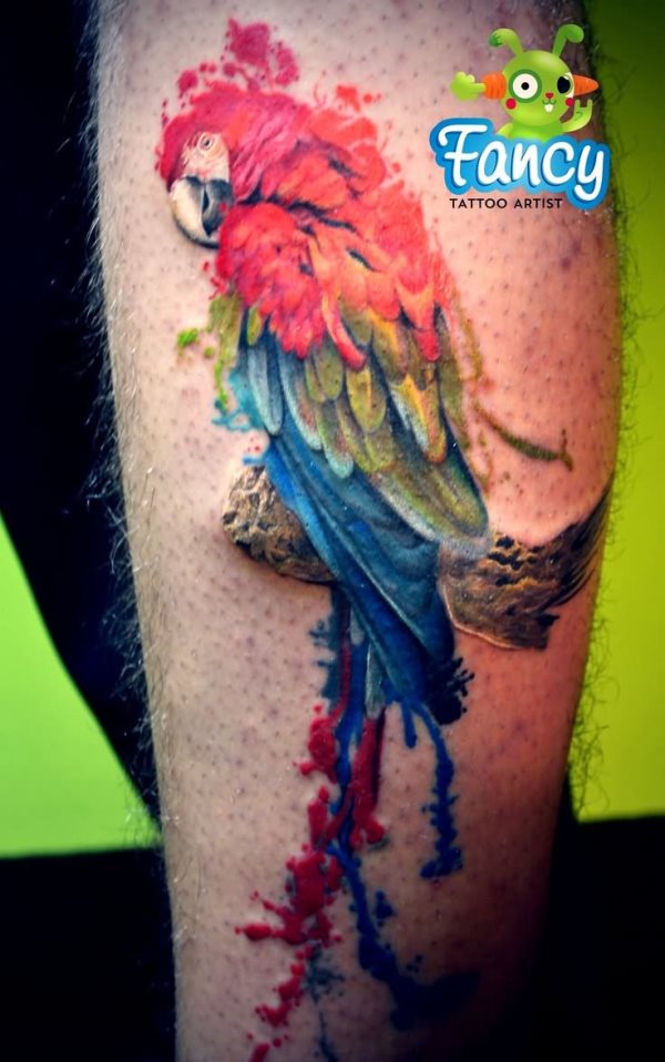 tatuagem papagaio 95