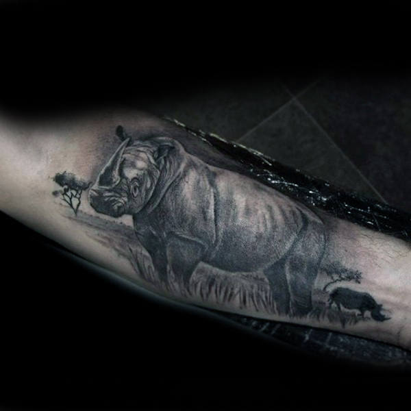tatuagem rinoceronte 188