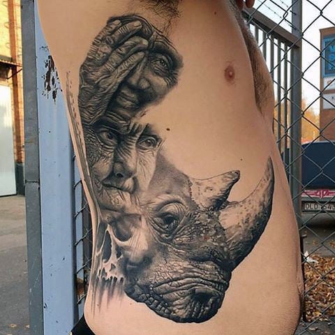 tatuagem rinoceronte 206