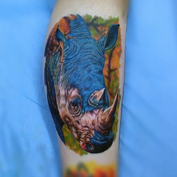 tatuagem rinoceronte 44