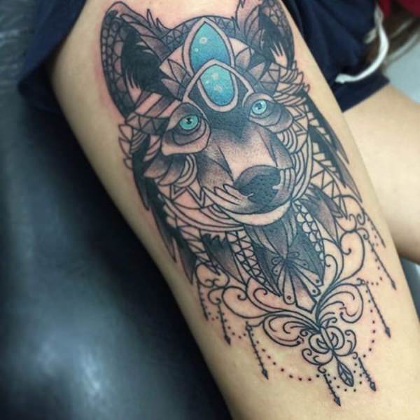 tatuagem lobo 139