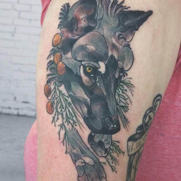 tatuagem lobo 142