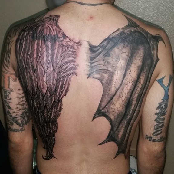 tatuagem asas 15