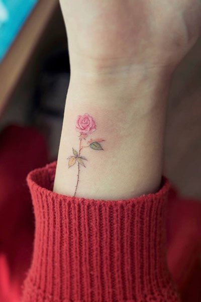 tatuagem rosa 287