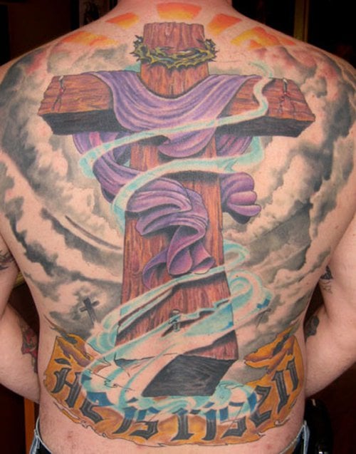tatuagem cruz 22