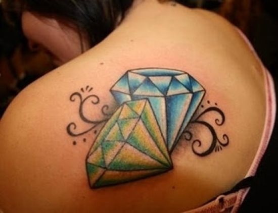 tatuagem diamante 311