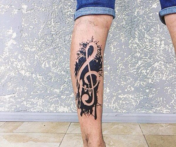 tatuagem nota musical 108