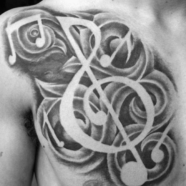 tatuagem nota musical 99