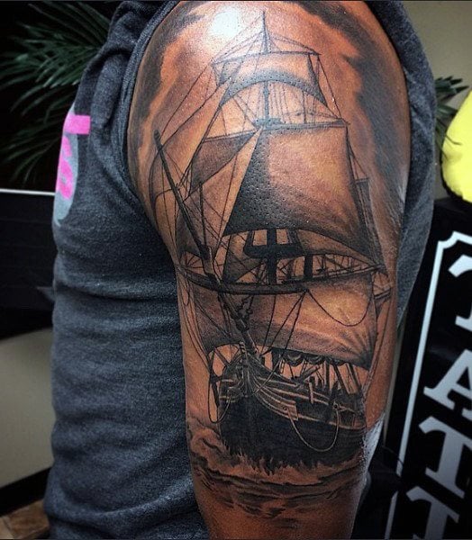 tatuagem barco navio 01